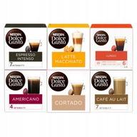 Kapsułki Nescafe Dolce Gusto zestaw kaw MIX 96 szt. 4+2