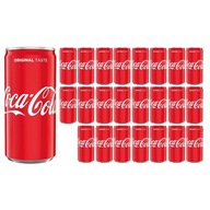 24× Sýtený nápoj Coca-cola 200 ml