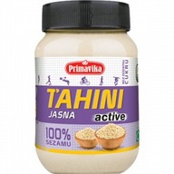Tahini ACTIVE jasne 100% z sezamu prażonego 460g PRIMAVIKA