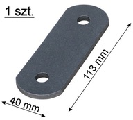 Marka montażowa, blacha montażowa 113x40x5 mm