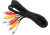 Przyłącze kabel RCA/RCA X3 1,8m