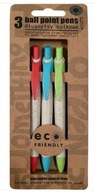 Ekologické automatické pero 3 farby