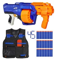 NERF ELITE SURGEFIRE OBRACANY MAGAZYNEK + DODATKI