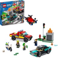 Klocki LEGO 60319 Akcja strażacka policyjny pościg