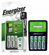 Ładowarka ENERGIZER Maxi Baterii AAA R3 AA R6 + 4x Akumulatorki AA 2000mAh