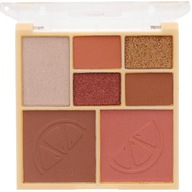 Paleta očných tieňov a tieňov na tvár, Sunkissed, Citrus Crush, 7 farieb