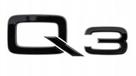 Emblemat Czarny Znaczek Logo Napis Audi Q3 Tył