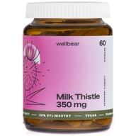 Wellbear Milk Thistle Pestrec mariánsky 350 mg Zdravá pečeň 60 kaps