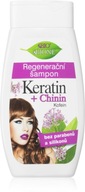 Bione Cosmetics Keratin + Chinin regeneračný šampón 260 ml
