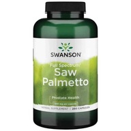 SWANSON Saw Palmetto 250 kapsúl PALMA SABALOVÁ