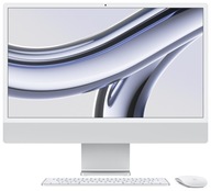 Apple iMac - M3 (8/10) | 24" | 8GB | 256GB | Srebrny