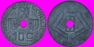 Belgium 10 centim 1942 / 375