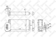 Stellox 10-35048-SX Výmenník tepla, vykurovanie interiéru