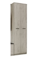 REMO II skriňa do chodby dub Craft biely / grafit