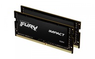 Pamięć DDR4 FURY Impact SODIMM 32GB(2*16GB)/2666 C