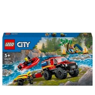 LEGO 60412 CITY Terenowy wóz strażacki z łodzią
