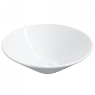Umywalki, 2 szt., białe, 42x42x14 cm, ceramiczne