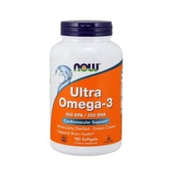 Now Foods Ultra Omega 3 DHA EPA kyseliny 180 kapsúl