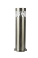 Stojacia lampa vonkajší stĺpik moderný LED chróm tuba 30 cm Rabalux