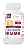 WISH WITAMINA K2 MK-7 z natto 100mcg - 120tabl