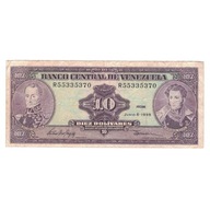 Banknot, Venezuela, 10 Bolívares, 1995, 1995-06-05
