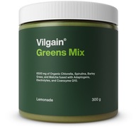 Greens Mix Vilgain z 13 aktywnych składników, w tym 4 superfoods
