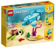 KLOCKI LEGO CREATOR 3W1 31128 DELFIN I ŻÓŁW