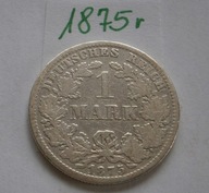 1 marka z 1875 roku NIEMCY