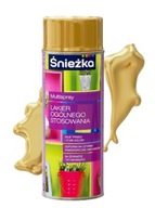 LAKIER W SPRAYU ZŁOTY ANTYCZNY POŁYSK UNIWERSALNY MULTISPRAY ŚNIEŻKA 400ML