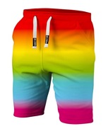 Chlapec Krátke šortky Ombre Rainbow 152 Leto