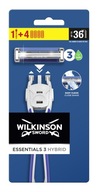Wilkinson Essentials 3 Hybrid maszynka do golenia i 4 wkłady