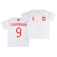 Koszulka piłkarska LEWANDOWSKI POLSKA 9 rozm.146