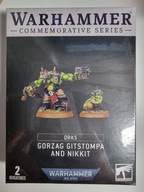 Warhammer 40k ORKS Gorzag Gitstompa and Nikkit GW