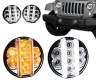 LED DENNÉ SVETLÁ  SMEROVKY DRL 2V1 JEEP WRANGLER JK 2007-18 BIELE