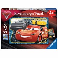 Puzzle Ravensburger - Autá 3 McQueen a Storm 2x24 dielikov. 078165