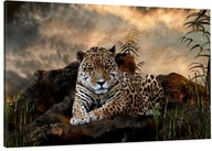 Obraz do spálne jaguár tiger zvieratá 120x80