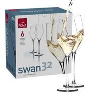 Kieliszki do szampana Rona Swan 320ml Komplet 6szt