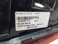 light left rear part rear bonnet PORSCHE CAYENNE 7P5 7P 7P5945093M