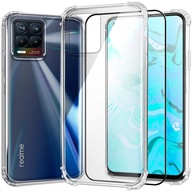 ETUI PANCERNE DO REALME 8 / 8 PRO | CASE SILIKON GUMOWE SLIM SHOCK + SZKŁO