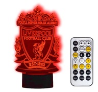 Lampka nocna 3D LED FC LIVERPOOL PIŁKA kabel USB