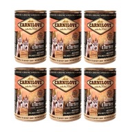 Carnilove Wild Meat Salmon&Turkey Puppy 6x400g Mokra karma szczeniak