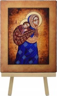 MAJK ikona MATKA BOSKA BOŻA PODRÓŻNA 18 x 23 cm Średn