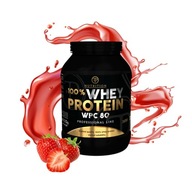 Whey Protein 100% WPC80 4KG Jahoda PF Nutrition