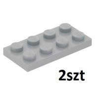 Lego 3020 4211395 płytka 2x4 j.szary LBG 2szt BOX3