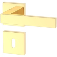 złota klamka ERGO komplet na klucz rozety GRATIS