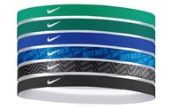 Náramky na hlavu Nike Printed Headbands 6 viacfarebné
