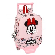Školská taška s kolieskami Minnie Mouse Me time Ružová