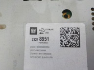 OPEL ASTRA J MERIVA B RADIO navigation 23218951