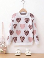 SHEIN SWETER DZIEWCZĘCY W SERCA 146CM 697