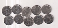 Holandia zestaw 10 sztuk 10 cent rozne roczniki